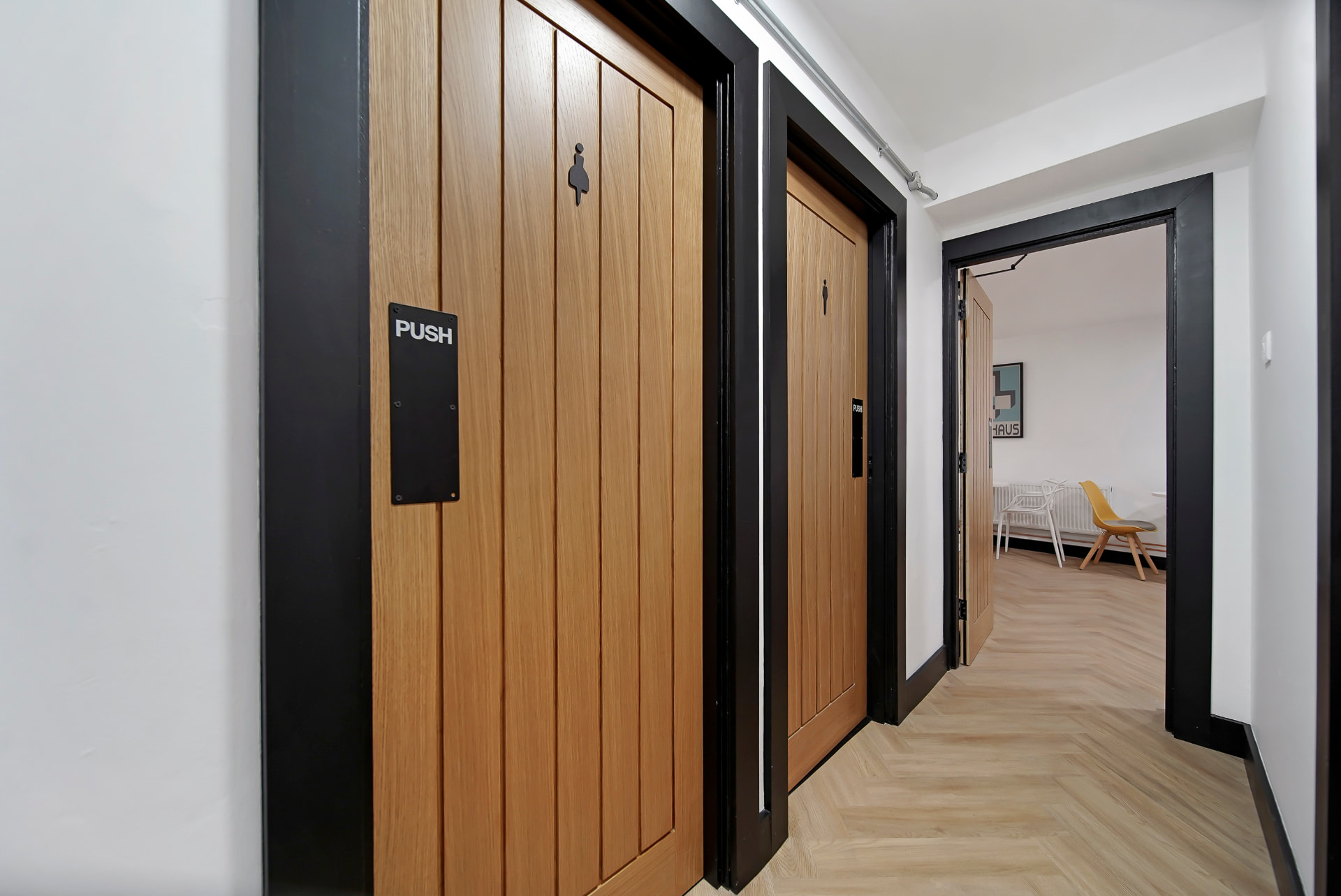 Corridor at Patrick's leading to the ladies and gents toilets